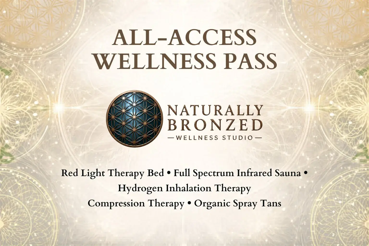 All Access Wellness Membership at Naturally Bronzed Wellness Studio