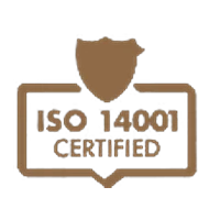 ISO 14001 certified badge