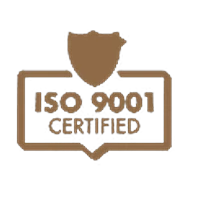 ISO 9001 certified badge