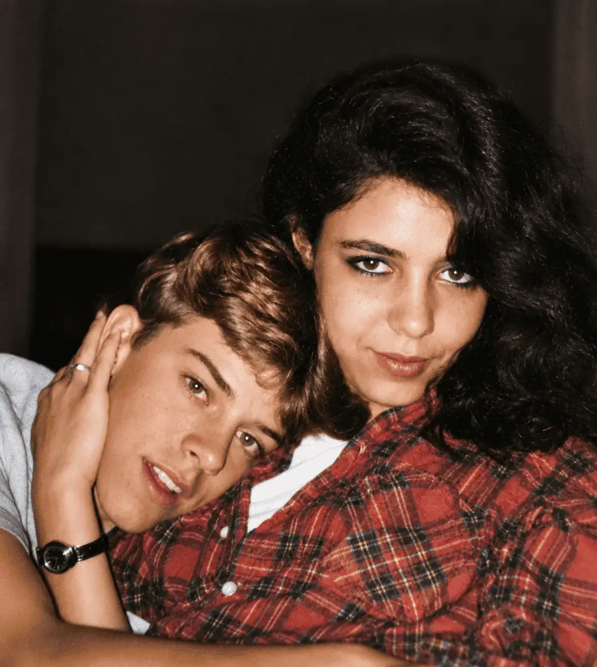 Ed Korn and Sandra Eliyahu together as teenagers in Jerusalem in 1984