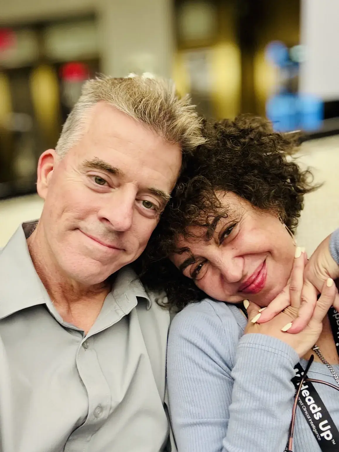 Sandra Eliyahu and Ed Korn together after reconnecting in 2023